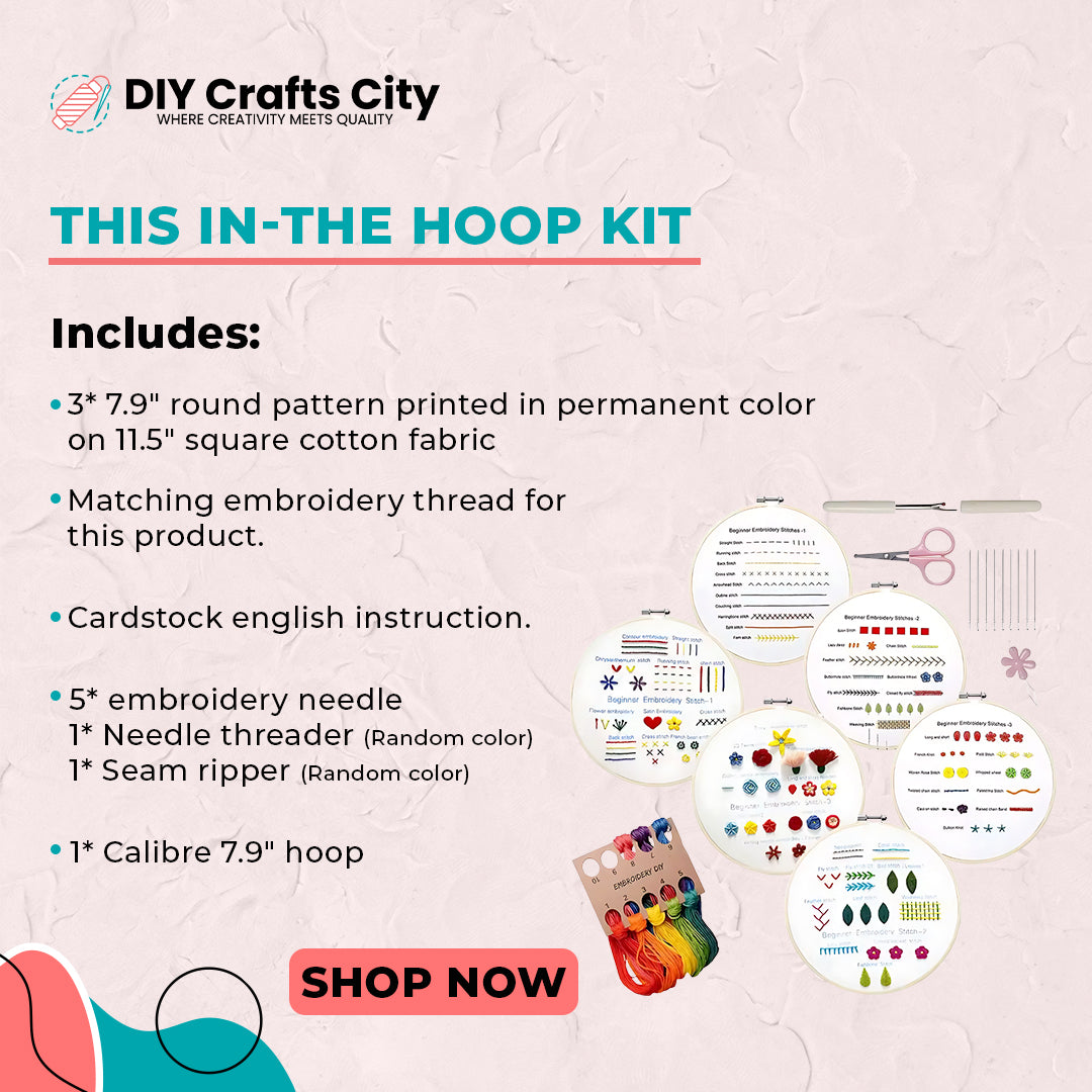 Beginner Friendly Embroidery Kits For Adults